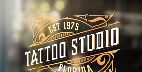 Шаблон логотипа на тему графика