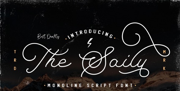 Шрифт на тему графика