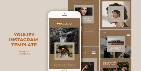 Шаблон для соцсетей на тему графика