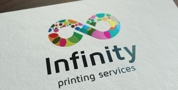 Шаблон логотипа на тему графика