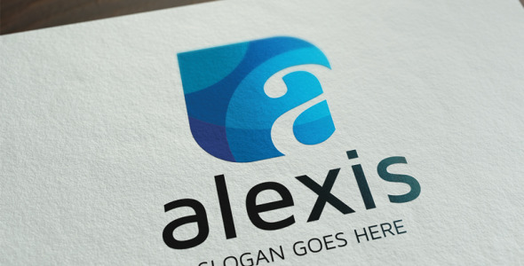 Шаблон логотипа на тему графика