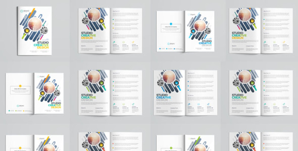 Фирменный стиль на тему графика