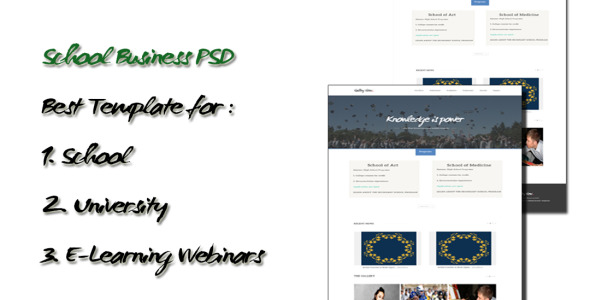 PSD шаблон на тему бизнес и услуги