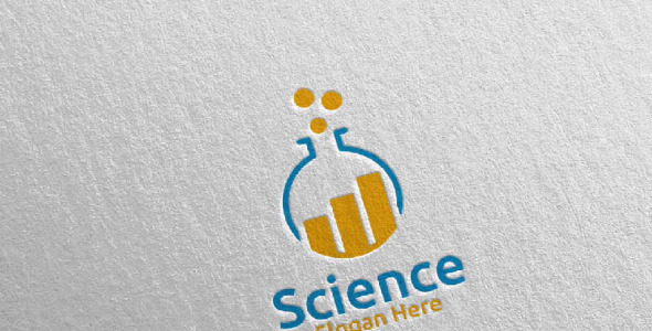 Шаблон логотипа на тему графика