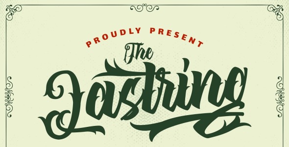 Шрифт на тему графика