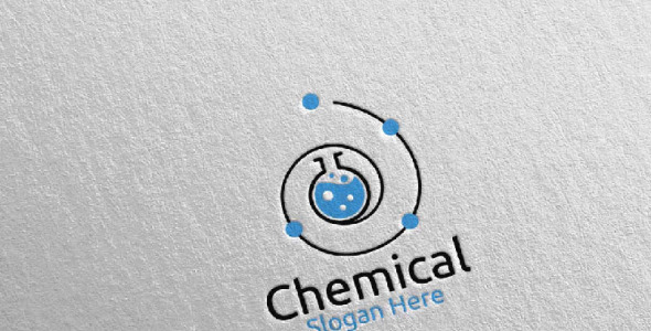 Шаблон логотипа на тему графика