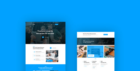 PSD шаблон на тему seo-оптимизация