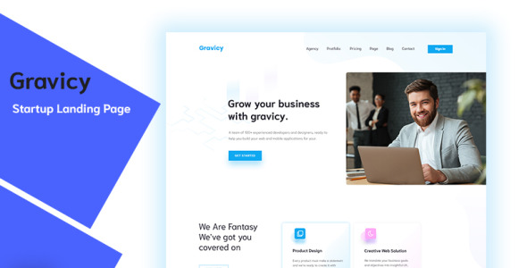 PSD шаблон на тему графика