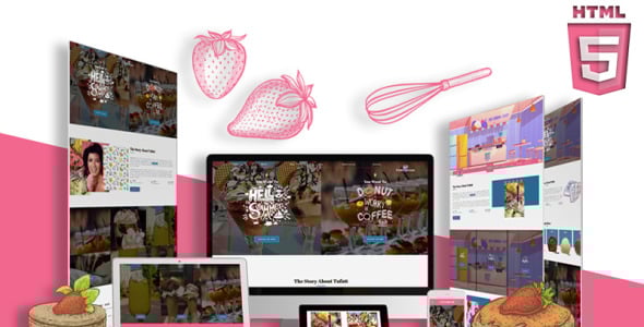 шаблон сайта summercream