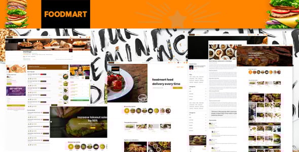 шаблон сайта foodmart