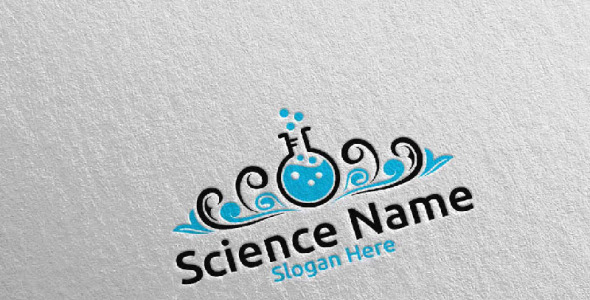 Шаблон логотипа на тему графика