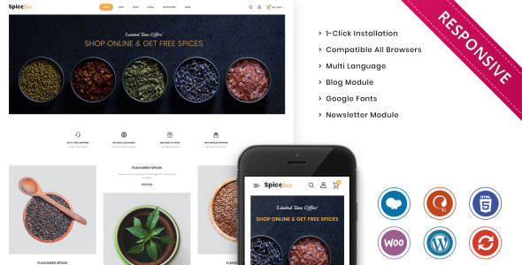 отзывчивая тема woocommerce для продуктового магазина