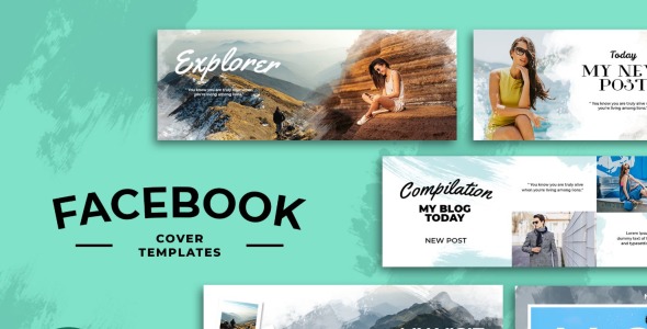 Шаблон для соцсетей на тему графика