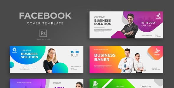 Шаблон для соцсетей на тему графика