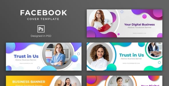 Шаблон для соцсетей на тему графика