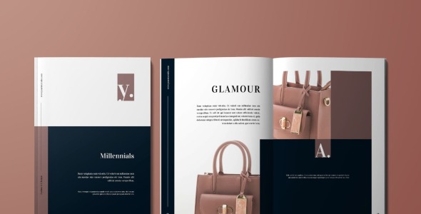 Magazine Template на тему графика