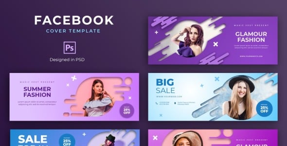 Шаблон для соцсетей на тему графика