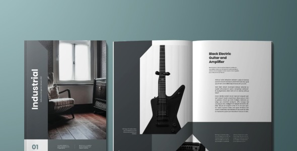 Magazine Template на тему графика