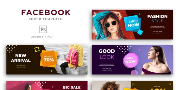 Шаблон для соцсетей на тему графика