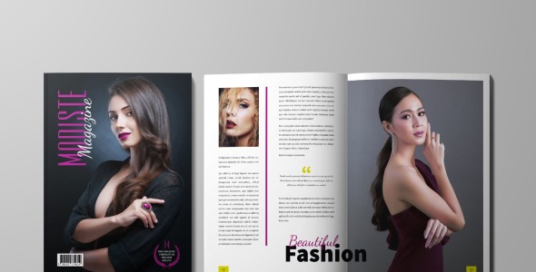 Magazine Template на тему графика