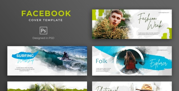 Шаблон для соцсетей на тему графика