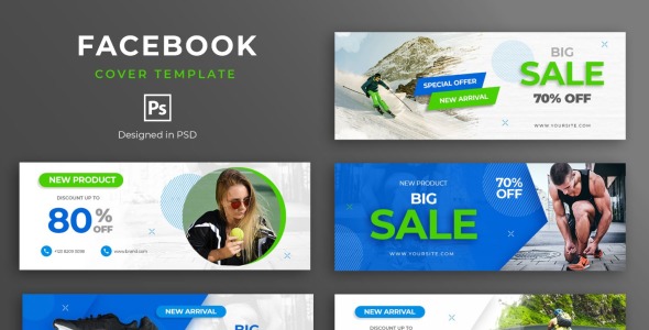 Шаблон для соцсетей на тему графика