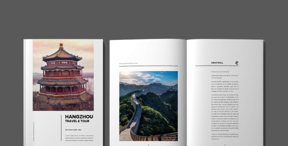 Magazine Template на тему графика