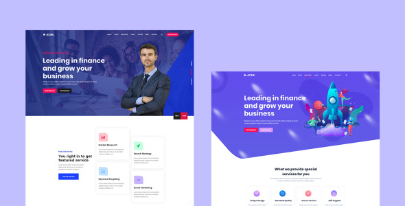 PSD шаблон на тему рекламное агентство