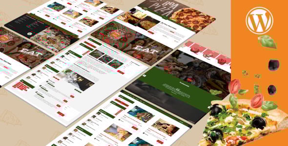пиццерия и ужин wordpress тема