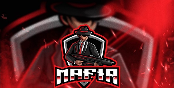 Шаблон логотипа на тему графика