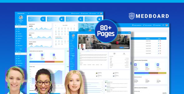 шаблон администратора medboard