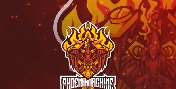 Шаблон логотипа на тему графика