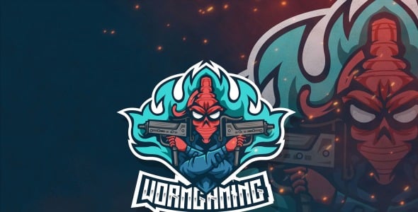 Шаблон логотипа на тему графика