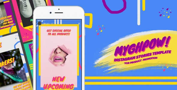 Шаблон для соцсетей на тему графика