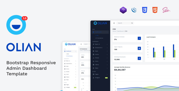bootstrap minimal &amp; clean admin template