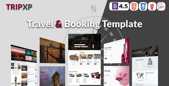 шаблон сайта bootstrap travel and booking