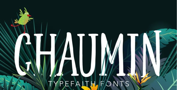 Шрифт на тему графика