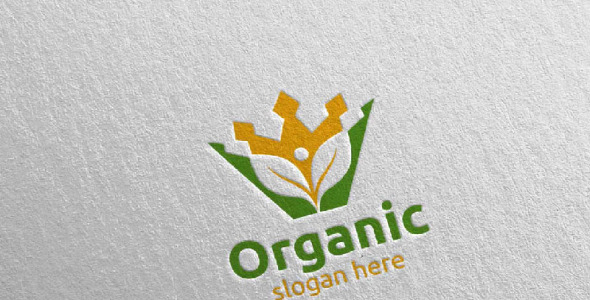 Шаблон логотипа на тему графика