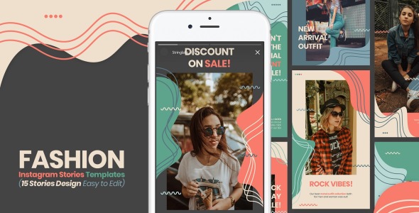 Шаблон для соцсетей на тему графика