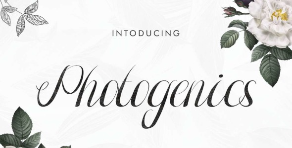 Шрифт на тему графика