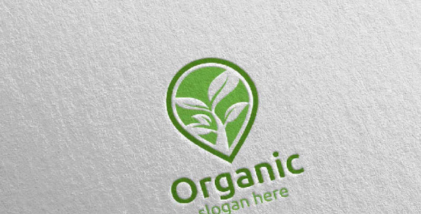 Шаблон логотипа на тему графика