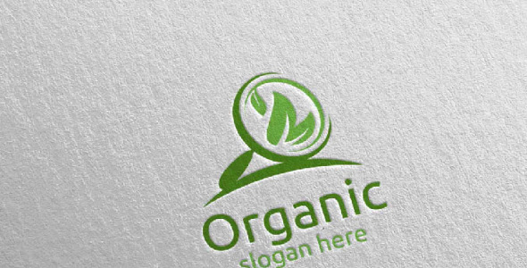 Шаблон логотипа на тему графика