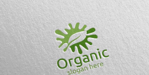 Шаблон логотипа на тему графика