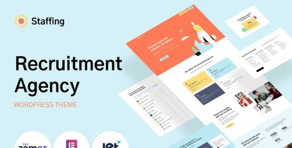 шаблон сайта рекрутингового агентства тема wordpress