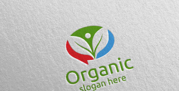 Шаблон логотипа на тему графика