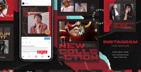 Шаблон для соцсетей на тему графика