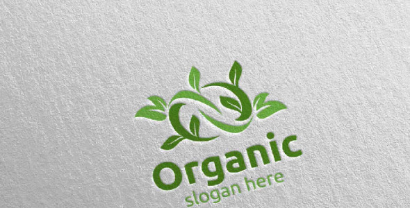 Шаблон логотипа на тему графика