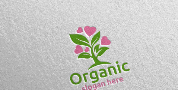 Шаблон логотипа на тему графика