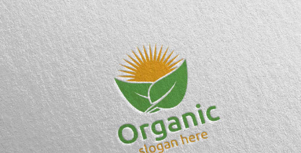 Шаблон логотипа на тему графика