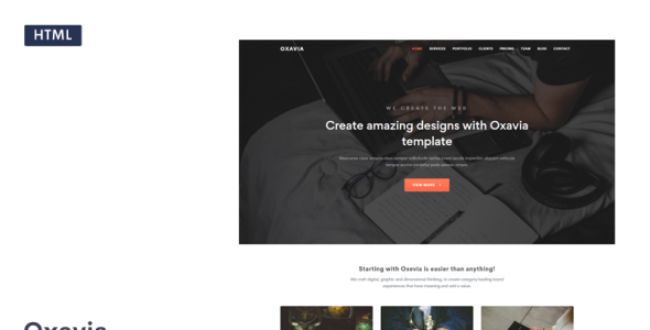 адаптивный шаблон целевой страницы html5